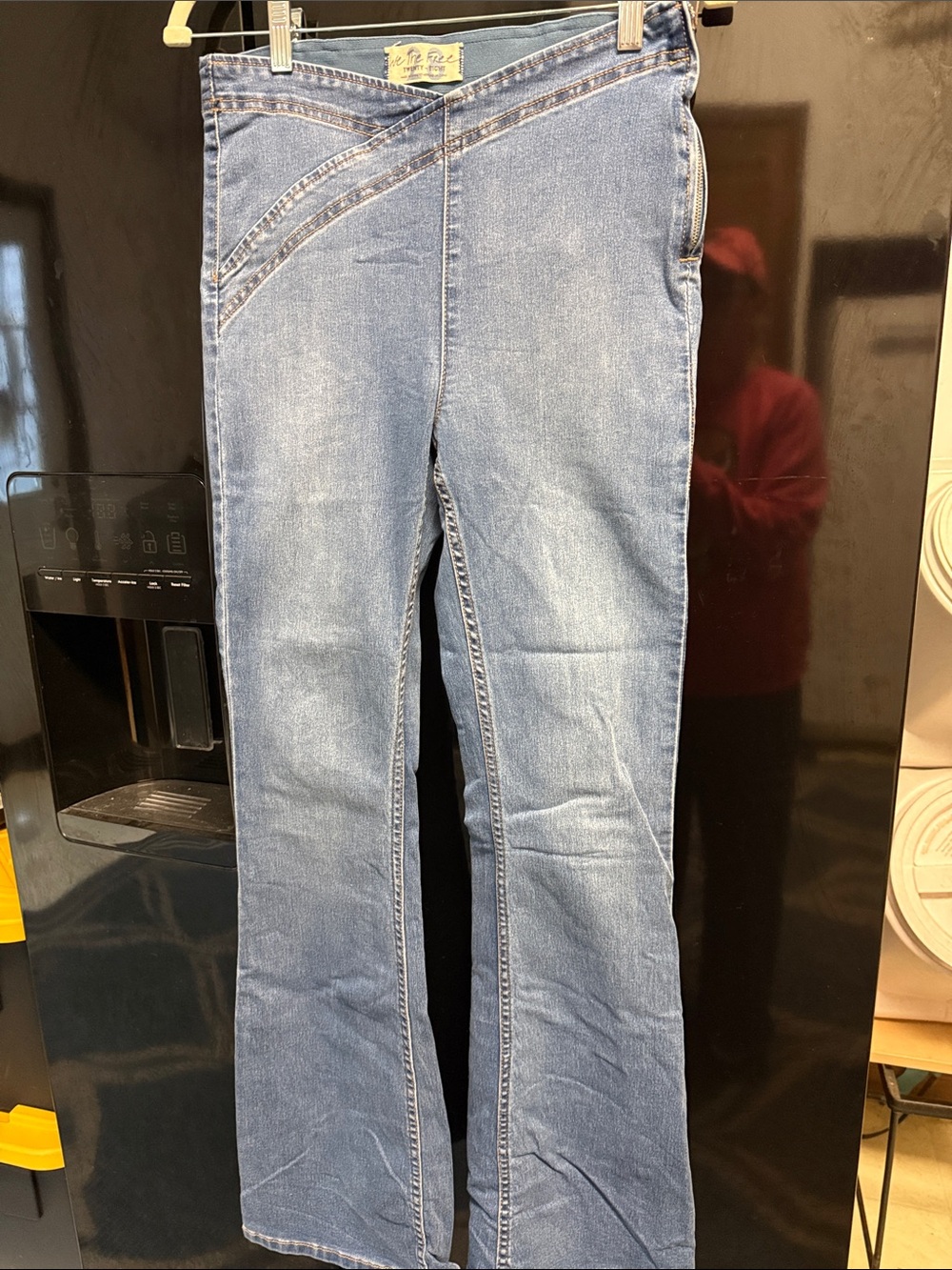 Free People Classic Blue Women's Flared Jeans